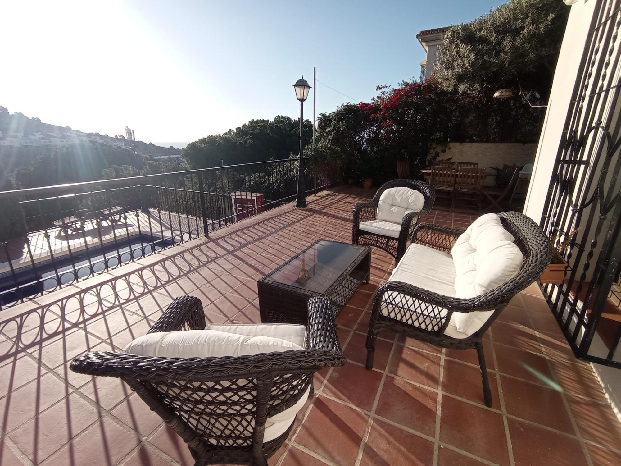 Apartamento En Villa Con Piscina Málaga Exterior foto